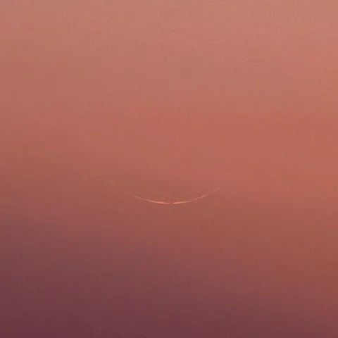 1% waxing crescent