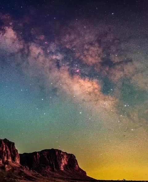 Milky Way over the Arizona desert