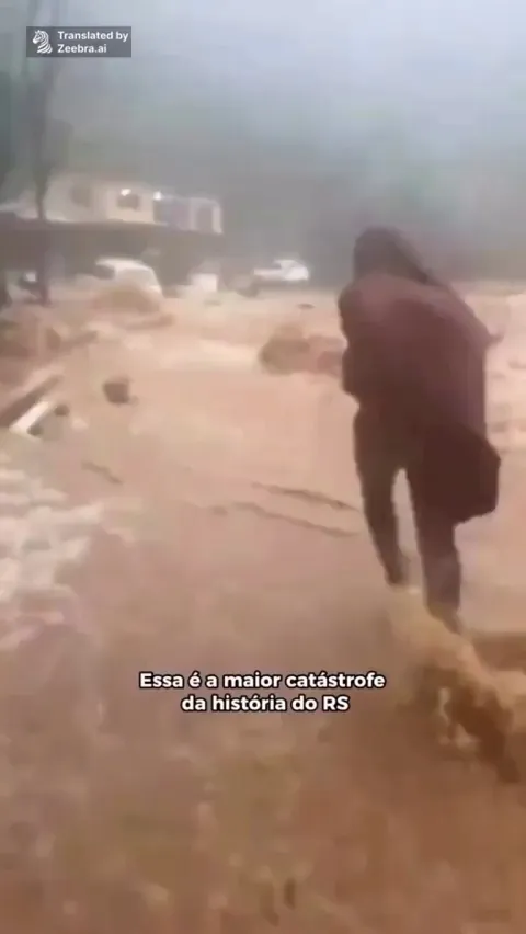 🔥 The state of Rio Grande do Sul in Brazil is currently facing its worst flooding crisis since 1941
