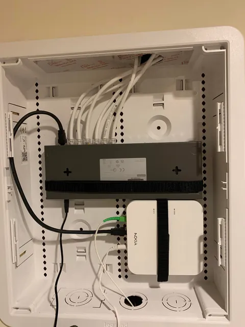 Just finished running cat6 through my house