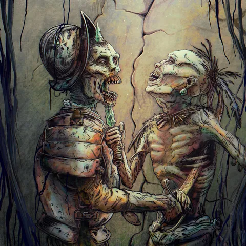 Rivals - painting by me