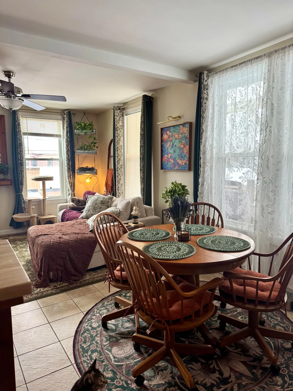 Finally left our roommate behind and got our first apartment together. 