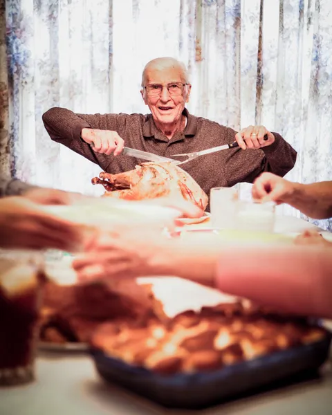 ITAP of my grandpa on Thanksgiving [MLM]