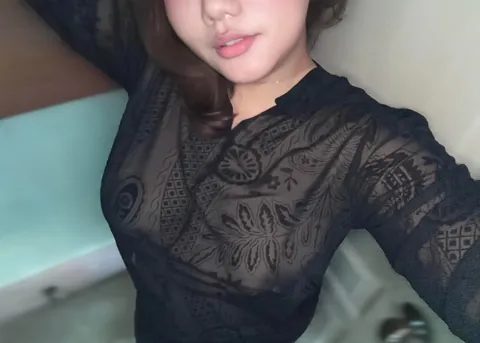 (f)ound this see through in the closet, too lovely when wearing it!