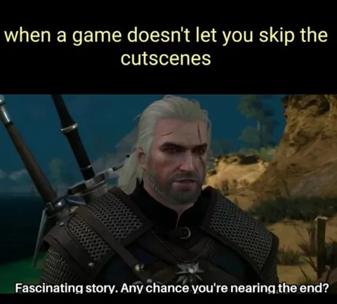 Still unskippable in 2025? That’s a war crime.