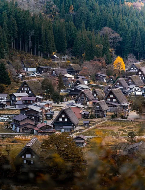 A walk in Shirakawa-gō, Japan