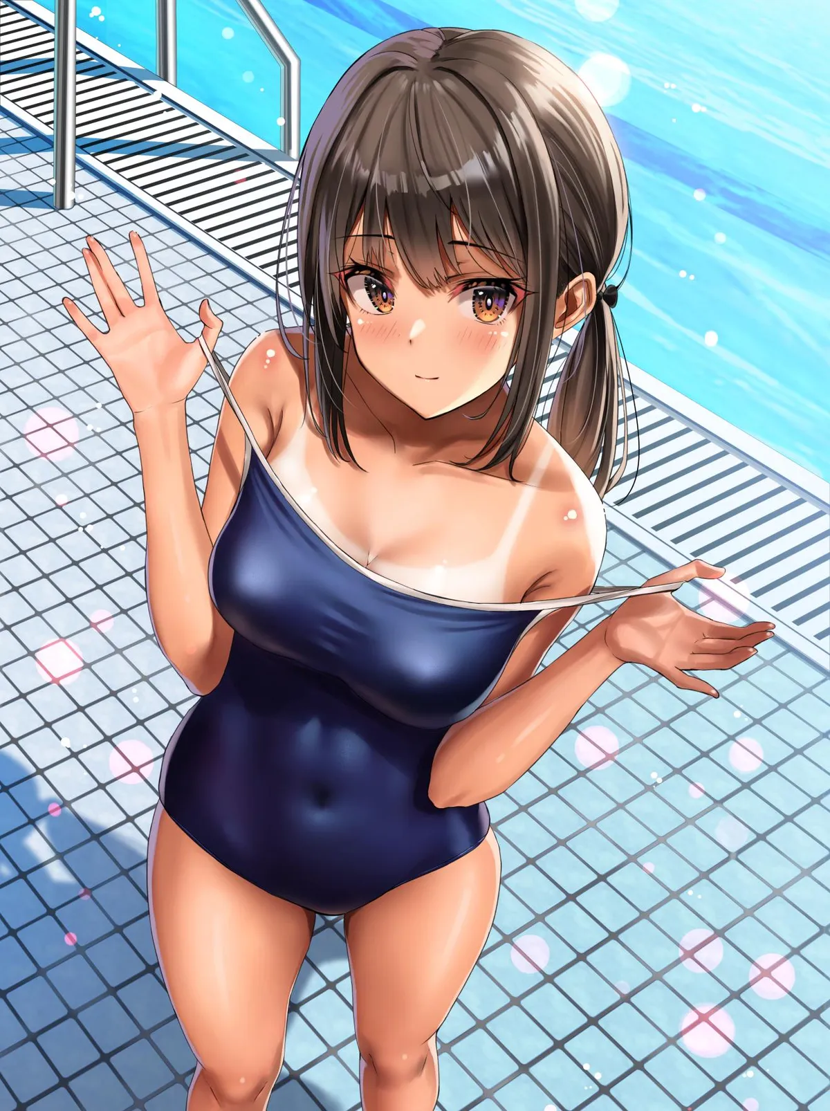 Swimsuit and tanlines