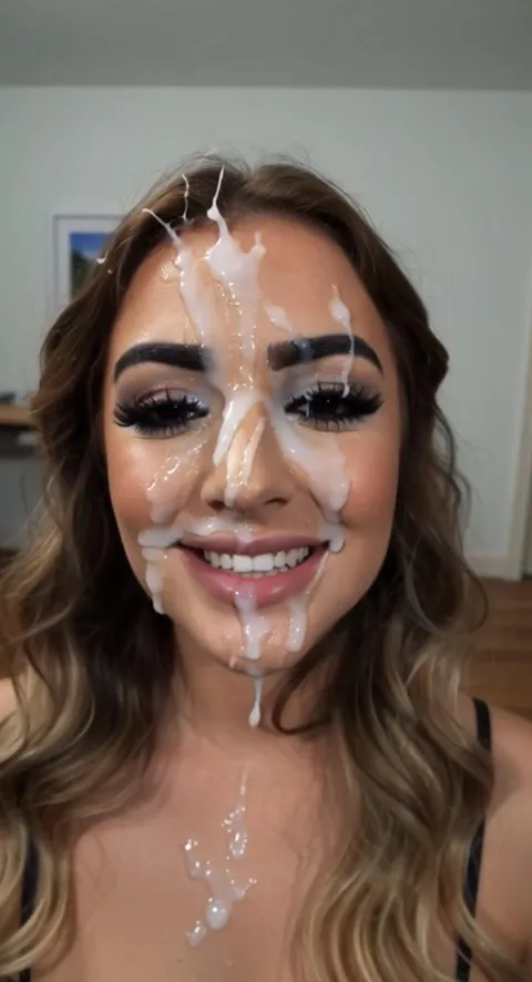 I Just love the feeling of warm cum ropes on my face