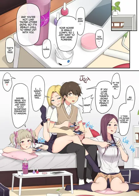 Imaizumi Brings All The Gyarus To His House [Nori5rou]