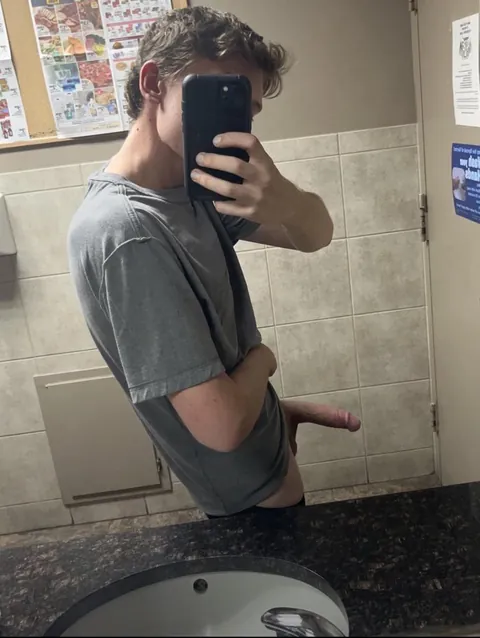 Suck My Dick in the HS Bathroom?