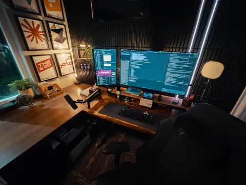 new office, new setup.