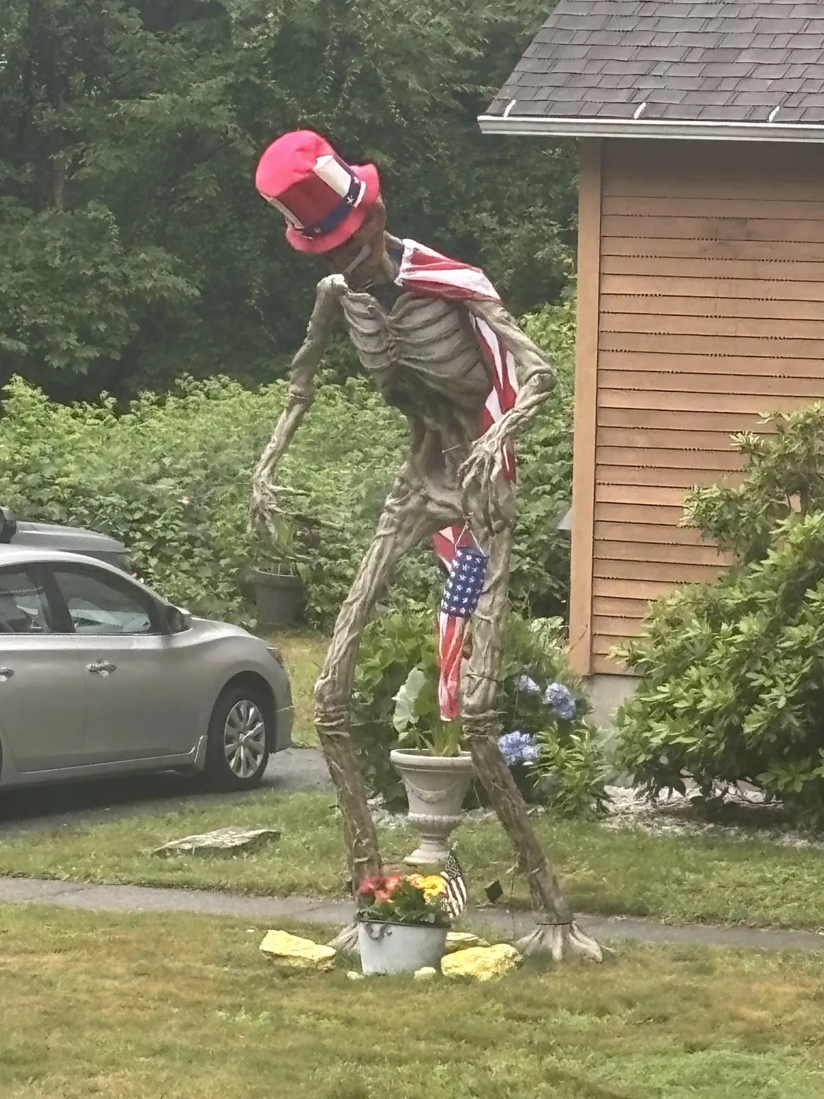 The view of my piss whistling neighbors house