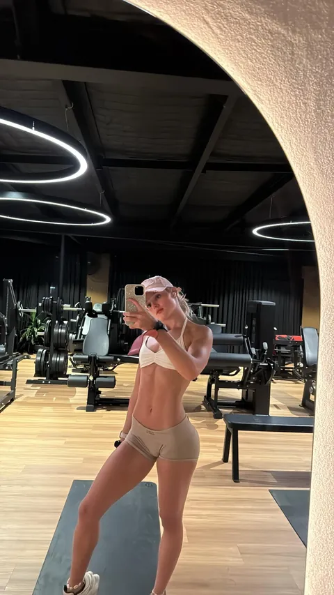 From the gym and after shower ;)