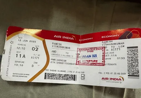 Passenger on seat 11A survived Air India crash.