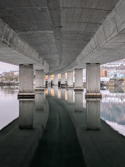 ITAP of a bridge and it's reflection