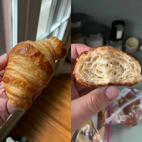 First time making croissants, and they turned out perfect
