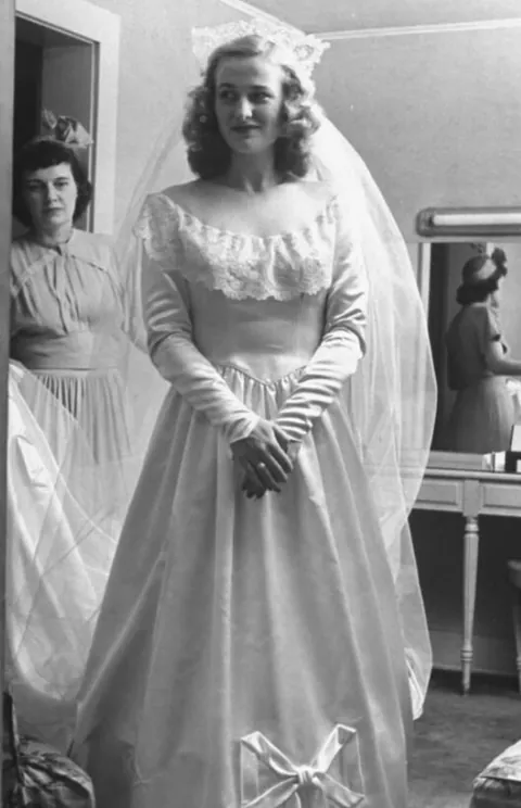 In 1947 Life Magazine Did a 9 part series about the Elaborate wedding Preparations of a well -to -do Kansas City young woman her soon to be husband.These are some of the photos.