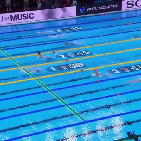 American Kate Douglass wins gold with the second fastest time ever in the 200m breaststroke.