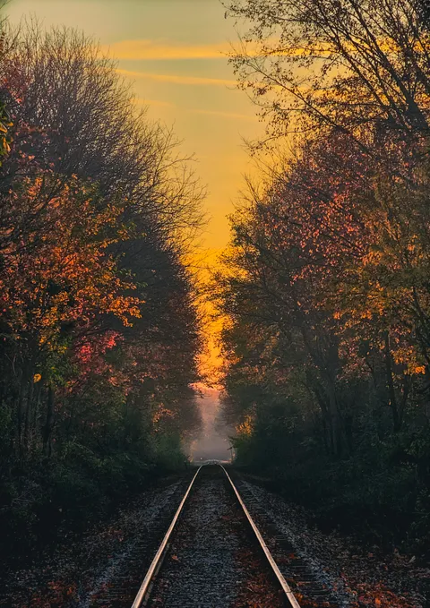 ITAP of the train tracks.