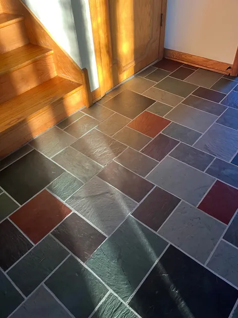 Refinished my slate floors