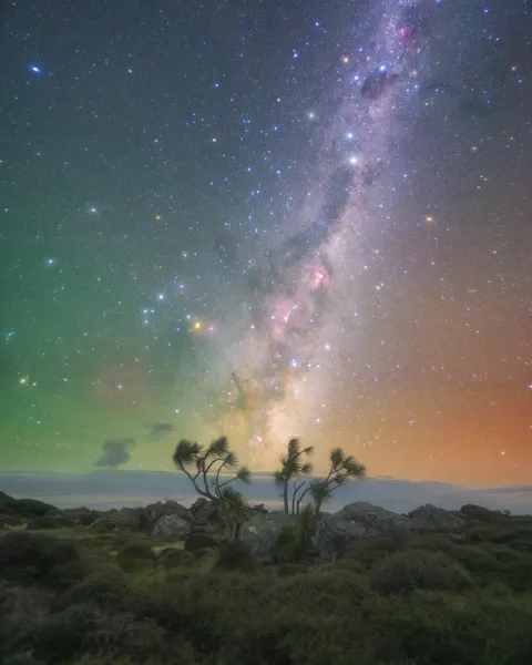 Milky Way rising – shot this last week from New Zealand [OC] [1440x1800]