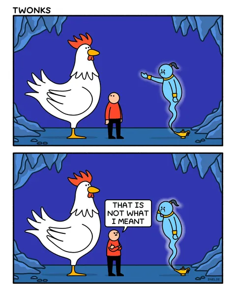 [OC] Careful what you wish for 🧞‍♂️