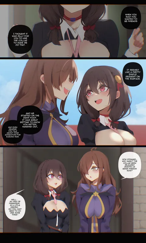 Yunyun and Wiz cont (Niui)[konosuba]