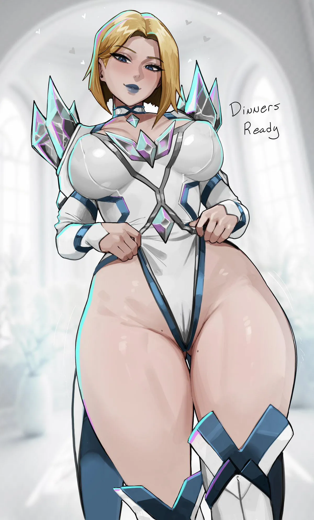 Mommy Emma Frost ready to serve