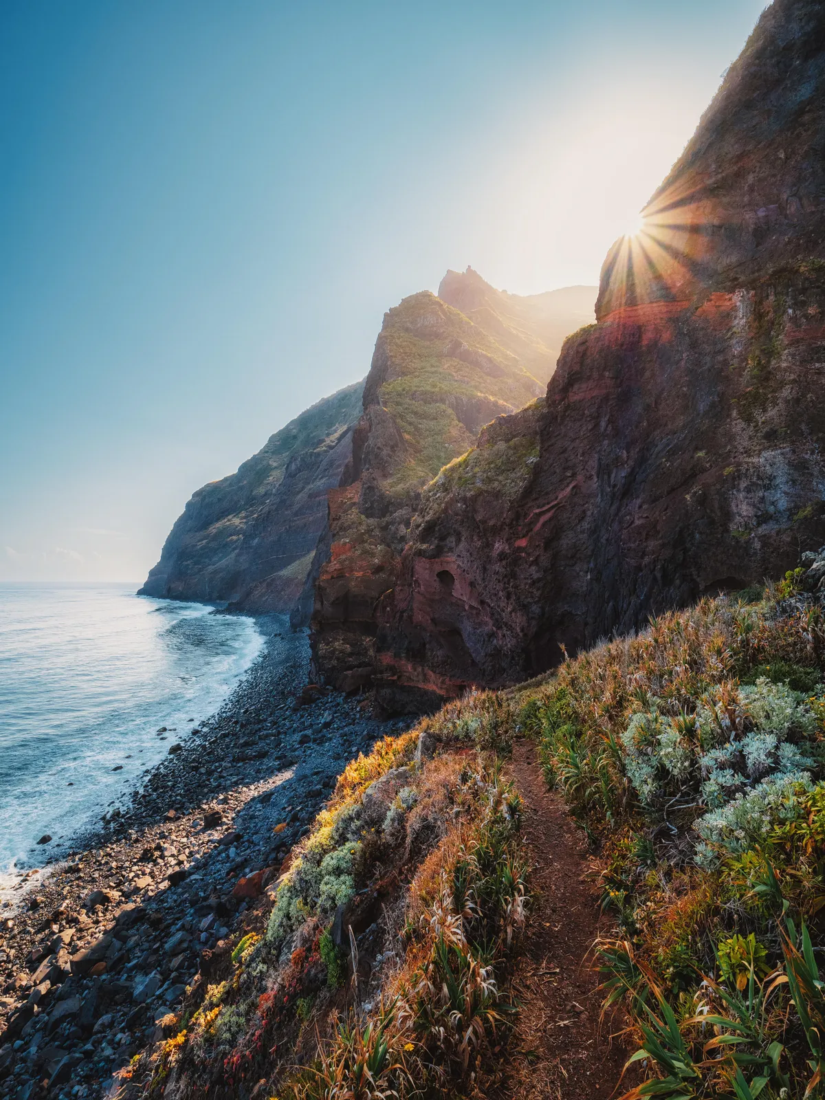 Colorful morning at Achadas da Cruz, Madeira, Portugal [OC] [3888x5184]