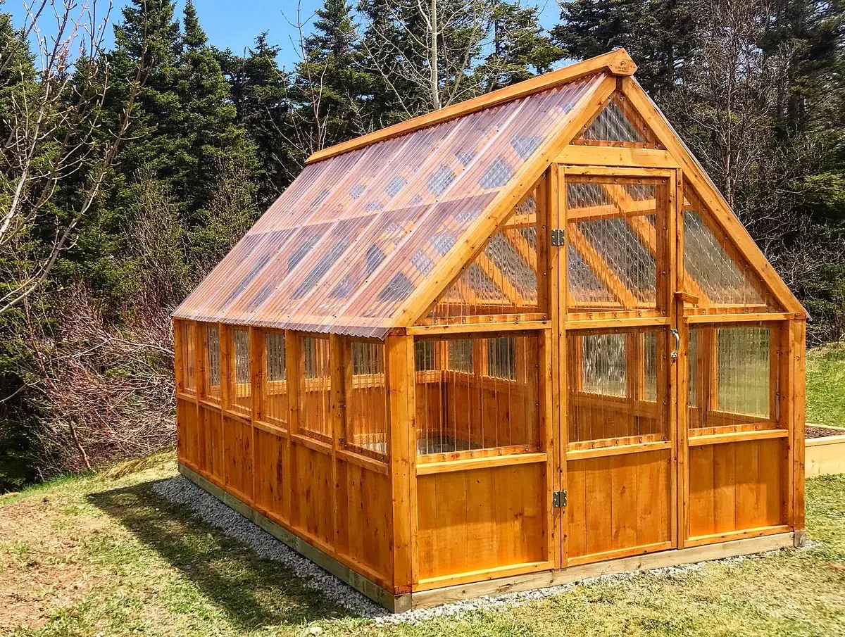 An early birthday gift- my first ever greenhouse! I’m in shock.