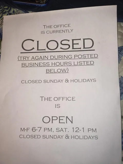 My landlord's "office hours"