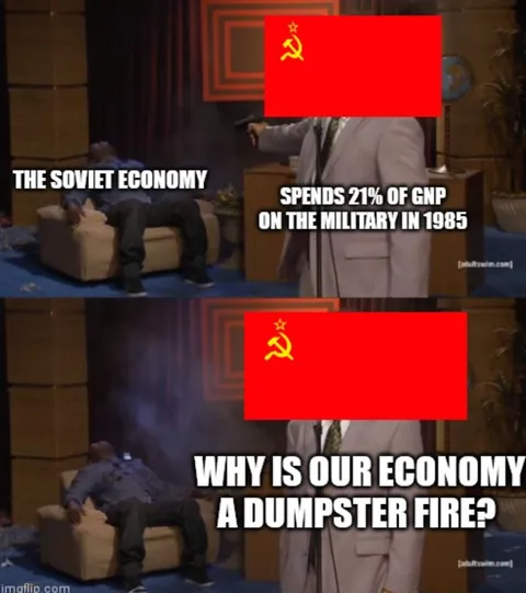 Arms races are expensive 