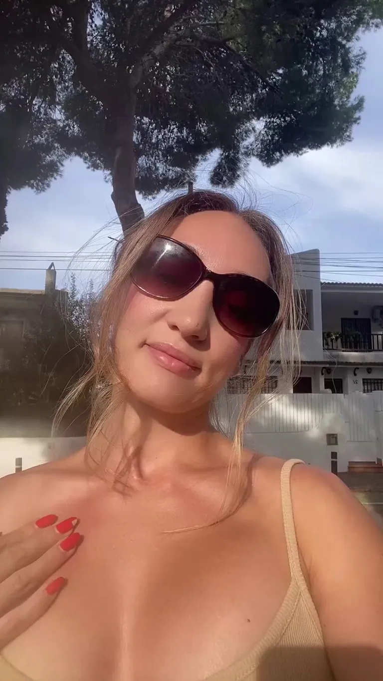 Some walk their dogs, some with family… I prefer strolling and flashing!