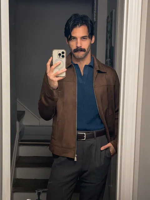 With the suede or without it?