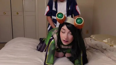 Big breasted Froppy's a loud moaner  (Prim) [My Hero Academia]