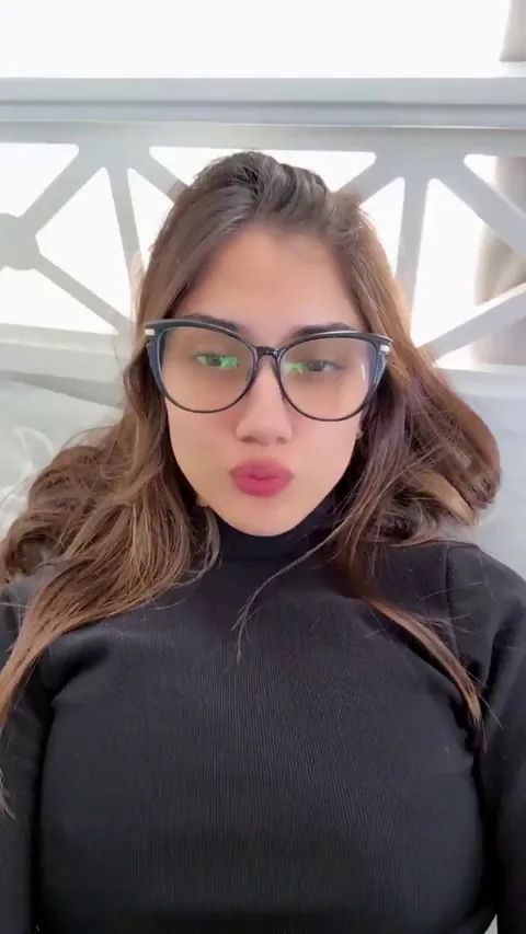 Slow bra drop in public, she grins as her tits bounce into place