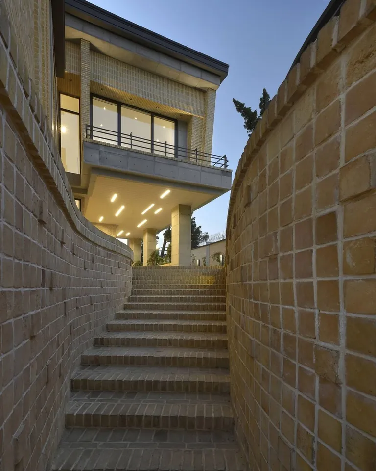Brick - some contemporary residential buildings, iran. 