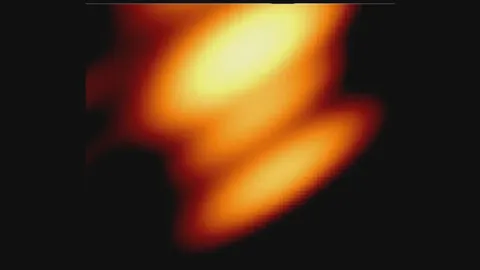 First image of a binary black hole system
