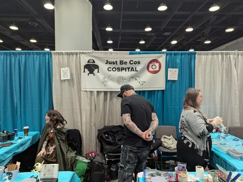 At Fan Expos there are Costume hospitals in case pieces of people's Cosplay come loose or break off