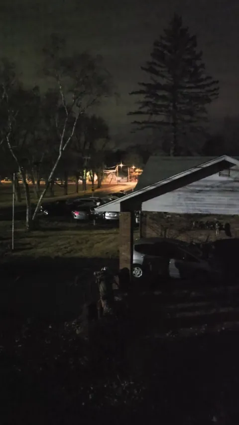 Leaf blowing at 12:45am