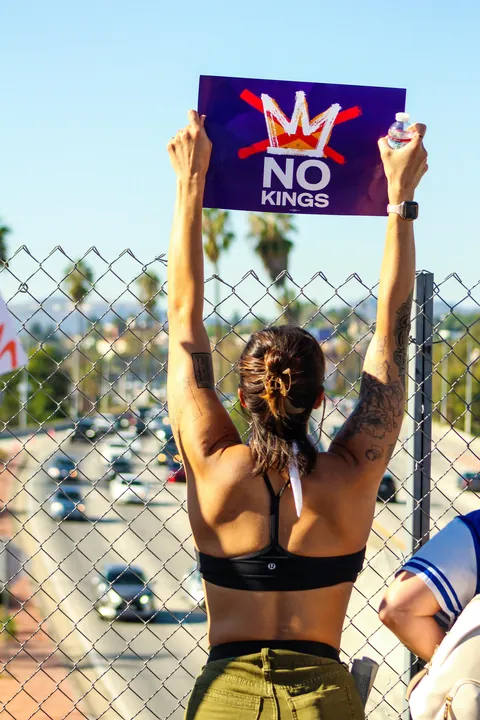 Scenes from No Kings 2.0 in Downtown Los Angeles, October 18, 2025 [OC]