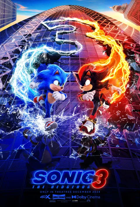 Official Poster for 'Sonic the Hedgehog 3'