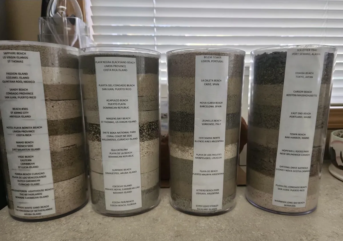 Sand from my uncle’s travels