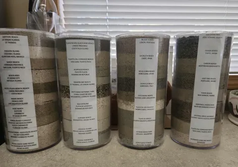 Sand from my uncle’s travels