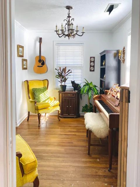 Love the piano room in the morning sun