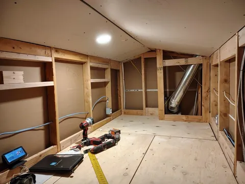 Adding a loft: finishing a secret fully-framed space I discovered in my new-build home.