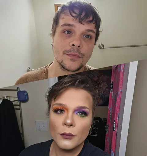 Haven't posted in forever, but I'm back with a new transformation! Just practicing my makeup for a Halloween party on Saturday