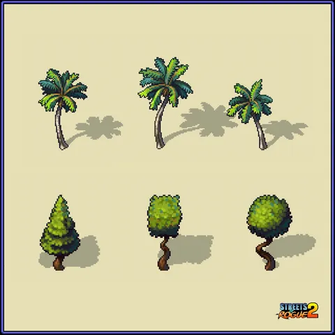 Tree animations for our open world game (Pristine/Damaged)