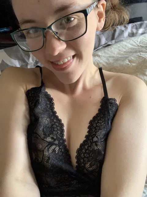 Nerdy girls are very cute and playful