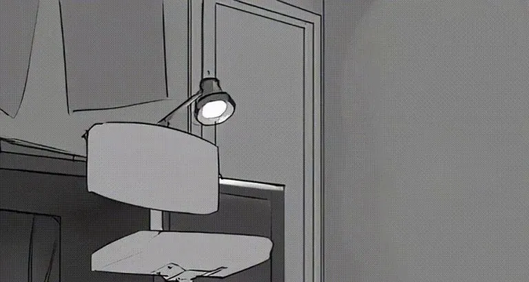 a ghost comes to haunt his tail